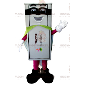 Chiavetta USB bianca BIGGYMONKEY™ Costume da mascotte in