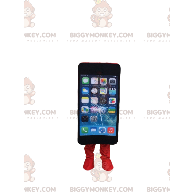 Déguisement de téléphone portable cassé, costume de smartphone Déguisement de téléphone portable cassé, costume de smartphone