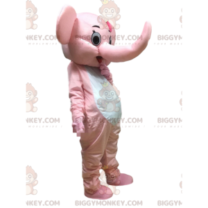 Pink Elephant Costume, Pachyderm BIGGYMONKEY™ Mascot Costume –