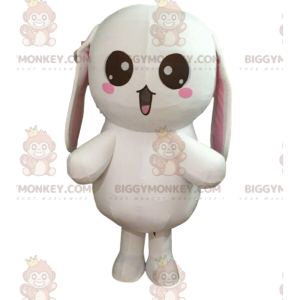 Very fun big white rabbit costume, cuddly toy costume –