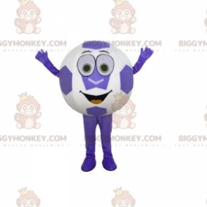 BIGGYMONKEY™ pyöreä pallo, jättiläinen violetti ja valkoinen