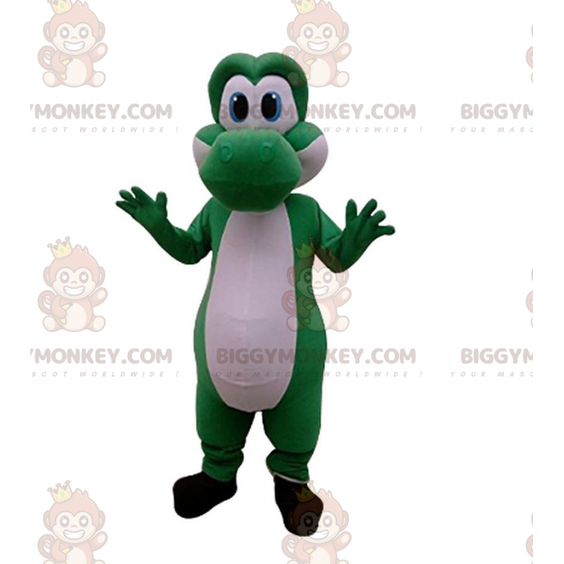 BIGGYMONKEY™ mascot costume of Yoshi, the famous dragon from