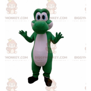 BIGGYMONKEY™ maskotdräkt av Yoshi, den berömda draken från videospelet Mario - Maskoter kända människor - BiggyMonkey.com