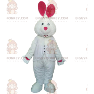 Häschen-Kostüm in Weiß und Rosa, Riesenhäschen BIGGYMONKEY™
