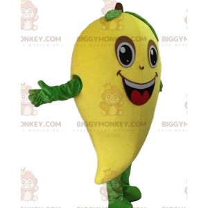 Στολή μασκότ Giant Mango BIGGYMONKEY™, στολή κίτρινων εξωτικών