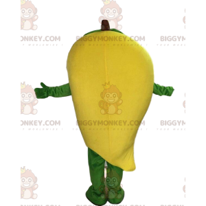 Giant Mango BIGGYMONKEY™ maskotdräkt, gul exotisk fruktdräkt - Frukt maskot - BIGGYMONKEY_010676 - BiggyMonkey.com
