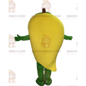 Giant Mango BIGGYMONKEY™ Maskottchen-Kostüm, gelbes exotisches