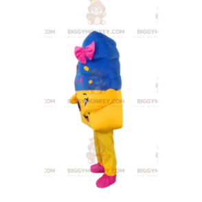 Traje de mascote de pote de sorvete gigante BIGGYMONKEY™, traje