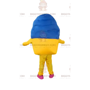 Riesiger Eistopf BIGGYMONKEY™ Maskottchenkostüm, Buntes