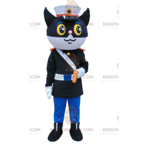 Kostým maskota policejní kočky BIGGYMONKEY™, kostým strážníka –