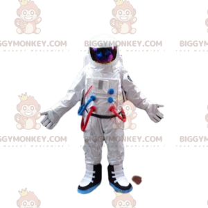 Cosmonaut BIGGYMONKEY™ Mascot Costume In Space Suit -