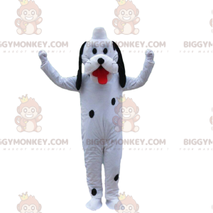 BIGGYMONKEY™ Maskottchen-Kostüm Weißer Hund, Dalmatiner