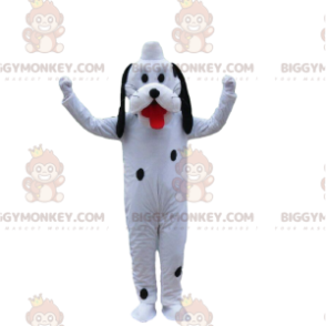 BIGGYMONKEY™ Maskottchen-Kostüm Weißer Hund, Dalmatiner