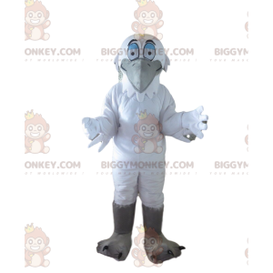 BIGGYMONKEY™ zilverreiger, groot wit en grijs