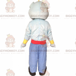Kostým maskota Genie BIGGYMONKEY™, slavná modrá postava v Aladinovi - Maskoti slavní lidé - BIGGYMONKEY_010706 - BiggyMonkey.com