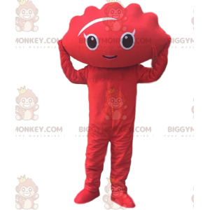 Jiaozi, Gyoza, Dumplings Rød farve BIGGYMONKEY™ maskot kostume