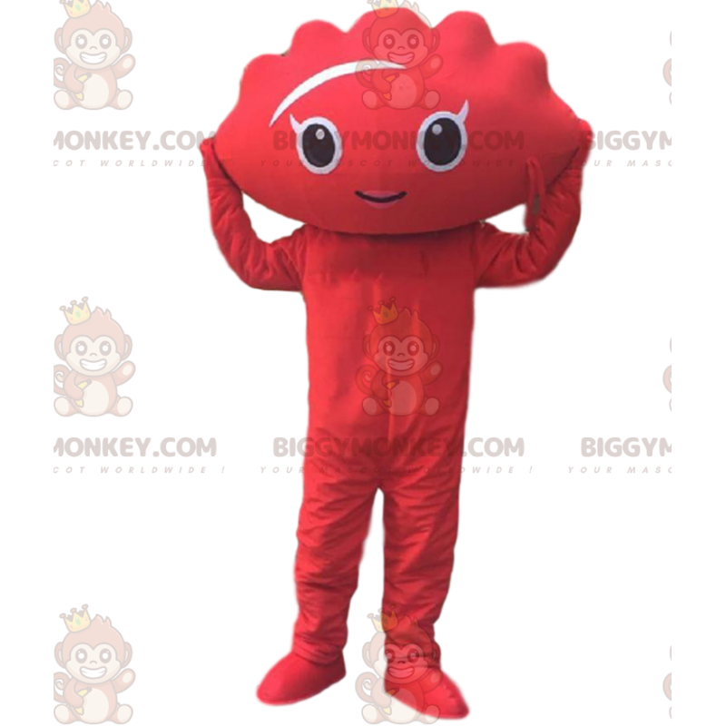Costume de mascotte BIGGYMONKEY™ de Jiaozi, de Gyoza, de Costume de mascotte BIGGYMONKEY™ de Jiaozi, de Gyoza, de