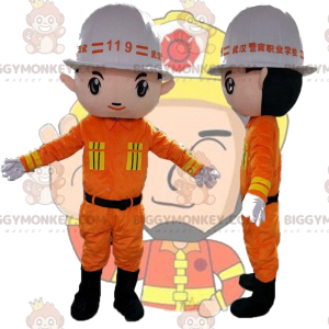 Construction Worker Costume, Handyman BIGGYMONKEY™ Mascot