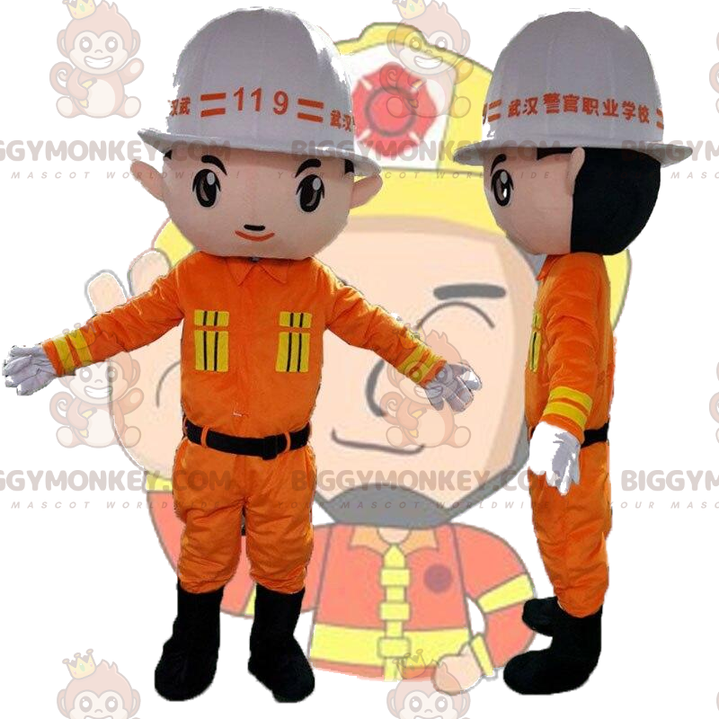 Disfraz de trabajador de la construcción, disfraz de mascota Disfraz de trabajador de la construcción, disfraz de mascota