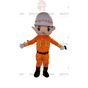 Kostým stavebního dělníka, kostým maskota BIGGYMONKEY™ –