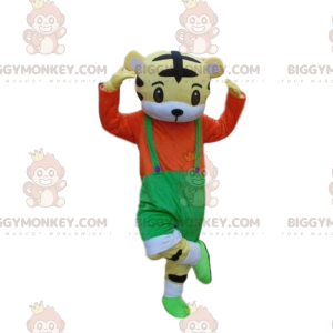 Costume da mascotte da cucciolo di tigre BIGGYMONKEY™ con tuta