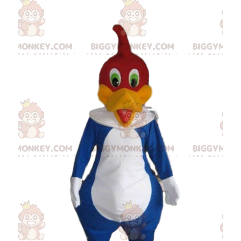 BIGGYMONKEY™ mascottekostuum van Woody Woodpecker, de beroemde