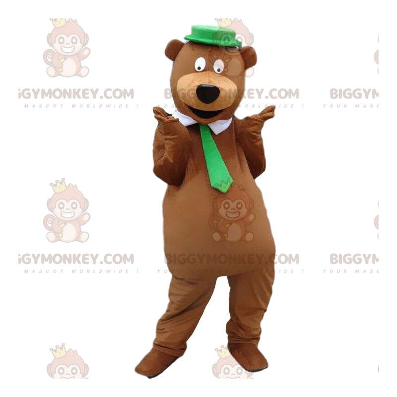 Costume de mascotte BIGGYMONKEY™ de Yogi, le ours de dessin