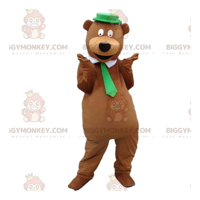 Yogi's BIGGYMONKEY™ maskotdräkt, den berömda tecknade Yogi's BIGGYMONKEY™ maskotdräkt, den berömda tecknade