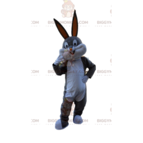 BIGGYMONKEY™ maskotkostume af Bugs Bunny, den berømte Loony Tunes-kanin - Masker berømte mennesker - BiggyMonkey.com