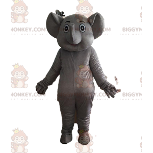 Completely naked and customizable gray elephant costume –