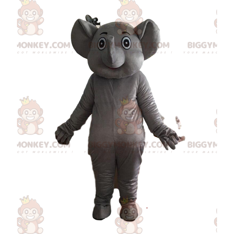 Déguisement d'éléphant gris entièrement nu et personnalisable - Mascottes Elephant - BIGGYMONKEY_010750 - BiggyMonkey.com