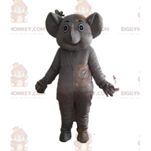 Completely naked and customizable gray elephant costume -