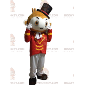 Kostým maskota Circus Monkey BIGGYMONKEY™ s kloboukem a
