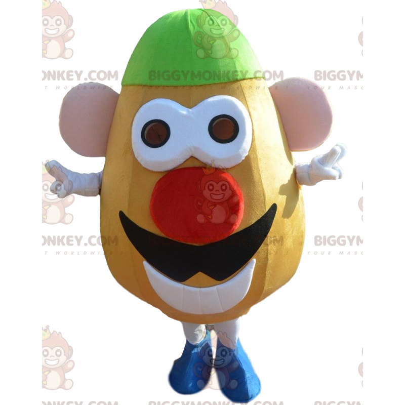 Disfraz de mascota BIGGYMONKEY™ de Mr. Potato Head, famoso Disfraz de mascota BIGGYMONKEY™ de Mr. Potato Head, famoso