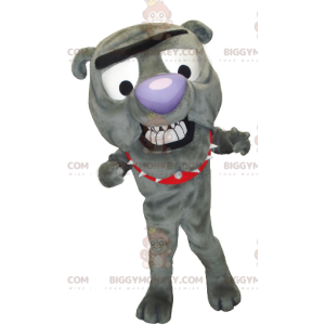 BIGGYMONKEY™ Gray Bulldog Dog Mascot Costume - Biggymonkey.com