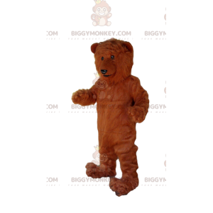 Traje de mascote de urso pardo BIGGYMONKEY™, fantasia de urso