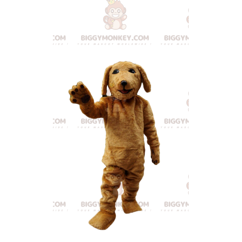 Disfraz de mascota BIGGYMONKEY™ de perro marrón muy realista