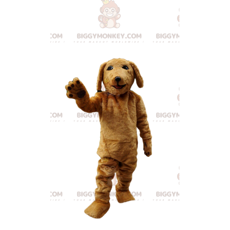 Very realistic brown dog BIGGYMONKEY™ mascot costume, dog