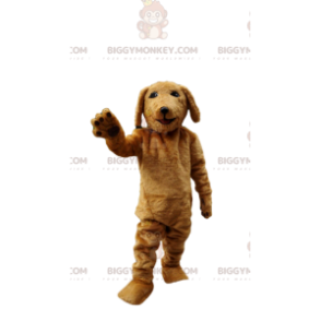 Very realistic brown dog BIGGYMONKEY™ mascot costume, dog