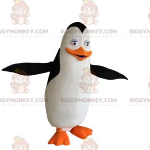 Valkoinen, musta ja oranssi pingviiniasu, pingviiniasu -