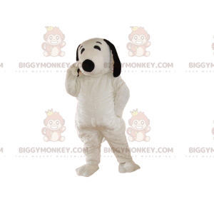 BIGGYMONKEY™ mascot costume of Snoopy, the famous cartoon dog -