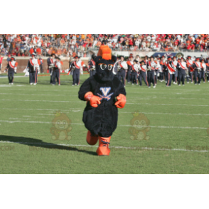 Black and Orange Horse BIGGYMONKEY™ Mascot Costume -