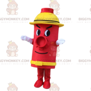 Στολή μασκότ της Giant Red and Yellow Fire Hydrant BIGGYMONKEY™