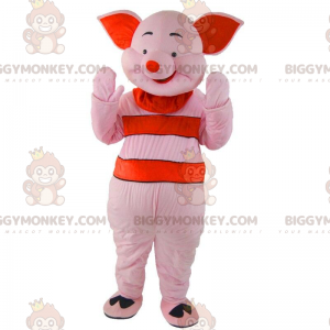 Traje de mascote BIGGYMONKEY™ de Piglet, o famoso porco rosa em