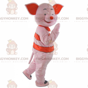 BIGGYMONKEY™ mascot costume of Piglet, the famous pink pig in