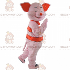 BIGGYMONKEY™ Maskottchenkostüm von Piglet, dem berühmten rosa