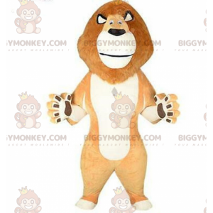 Oppustelig BIGGYMONKEY™ maskot kostume af Alex løven fra