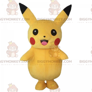 BIGGYMONKEY™ costume mascotte di Pikachu, il famoso Pokemon