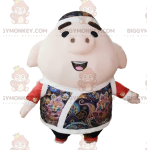 Disfraz de mascota de cerdo inflable gigante BIGGYMONKEY™