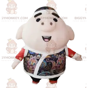 Giant Inflatable Pig BIGGYMONKEY™ Mascot Costume, Pig Costume –